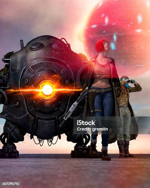 Steampunk Space Superhero Team Stock Photo - Download Image Now - Video  Game, Characters, Outer Space - iStock