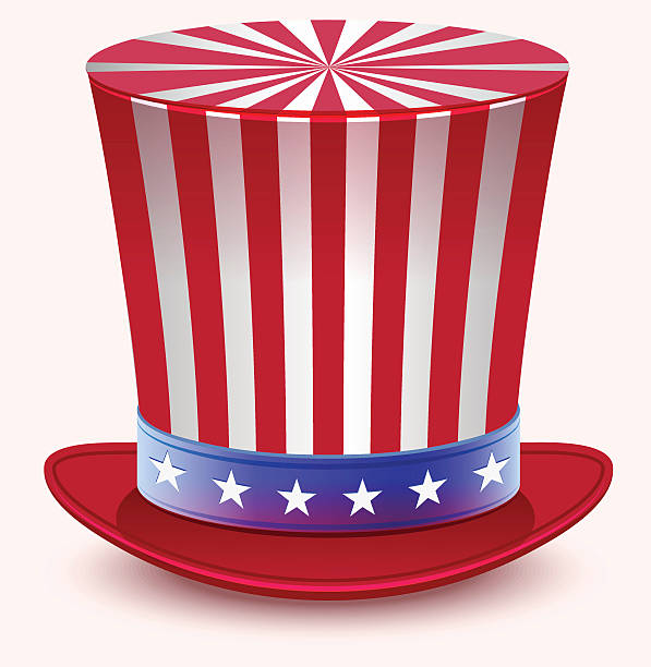 istock Presidents Day. Washingtons Birthday. Uncle Sams hat 507300538