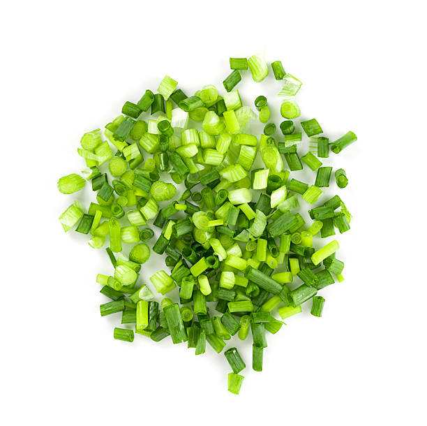 istock Green onion isolated on white background 507309478