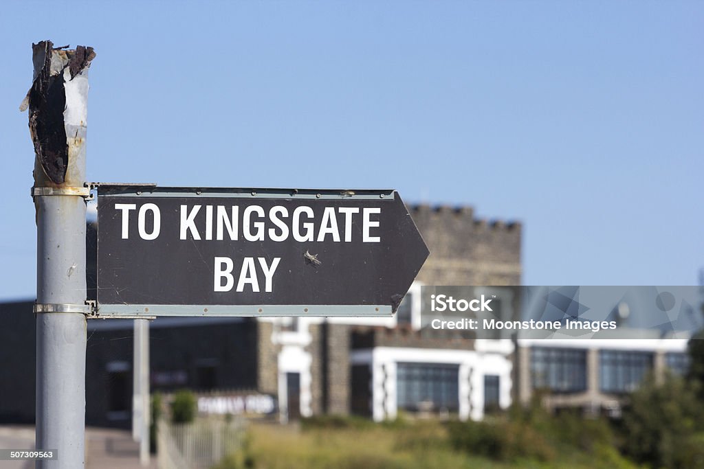 Kingsgate Bay in der Grafschaft Kent, England - Lizenzfrei Blickwinkel der Aufnahme Stock-Foto