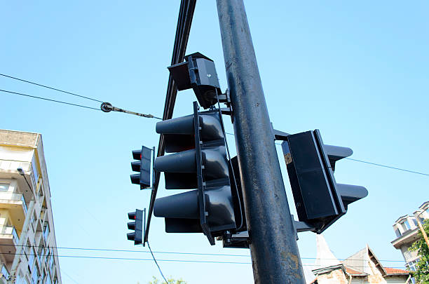 istock Red color on the traffic light 507311547