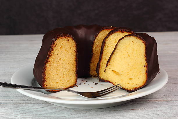 istock Bundt Cake with chocolate glaze 507313995