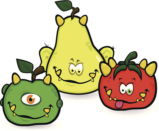 Franken fruits frais - Illustration vectorielle