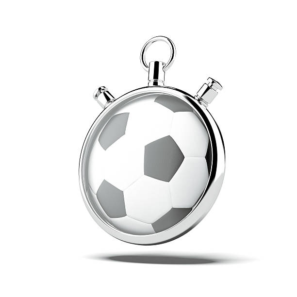 istock Stopwatch with soccer ball 507316239