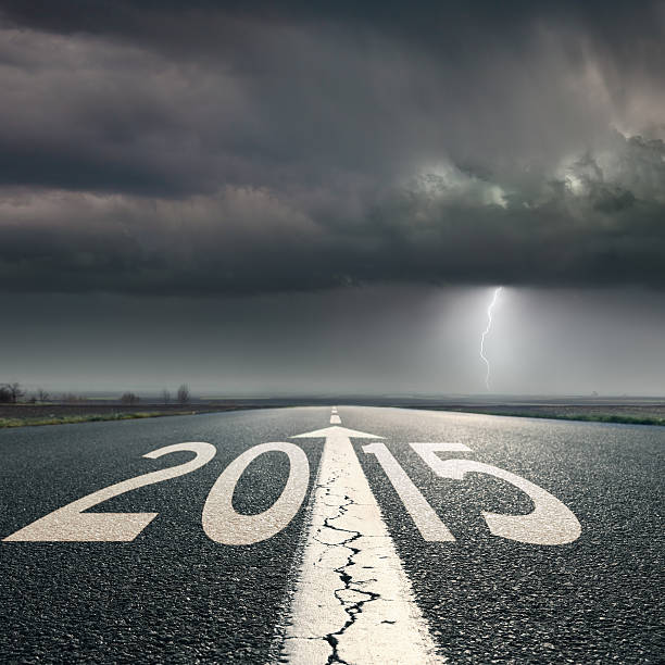 istock Driving on road towards the storm to 2015 507331465