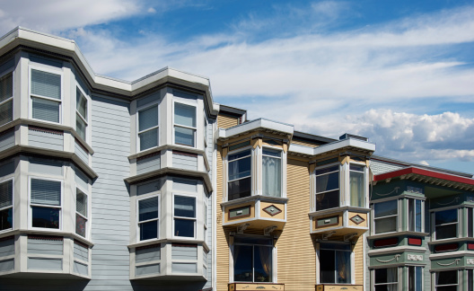 Victorian Style Windows in San Francisco