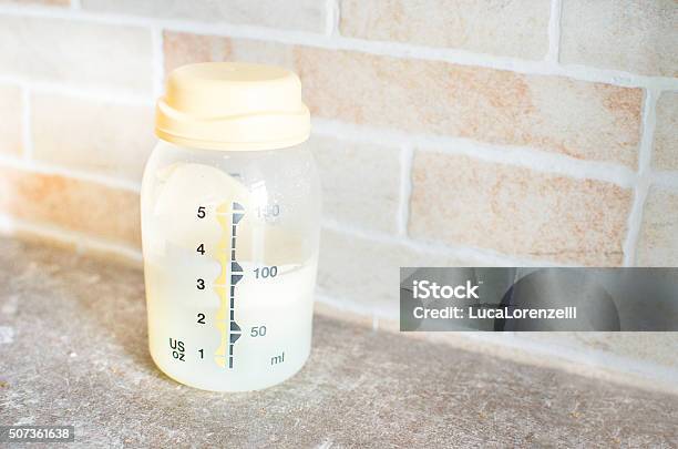 Breast Milk Bottle Stock Photo - Download Image Now - Baby Bottle, Bottle, Brick