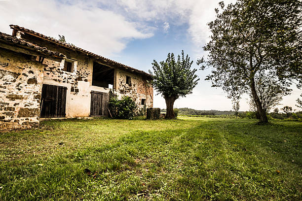 Suburb of the city of Fonsagrada.\nSummer trip along the Way of St. James (Camino de Santiago).