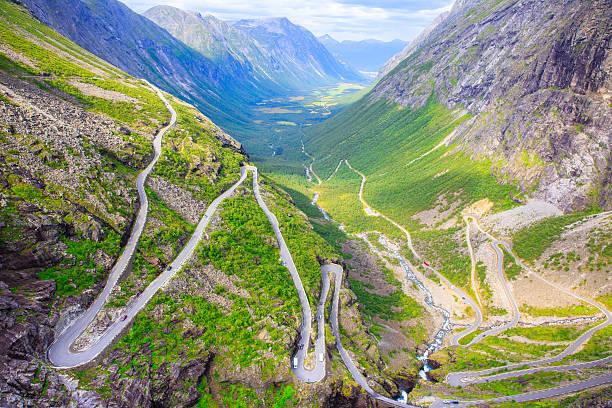 istock The view from the height of the trollstigen 507368896