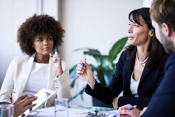 istock Discussing business strategies as a team 507370549