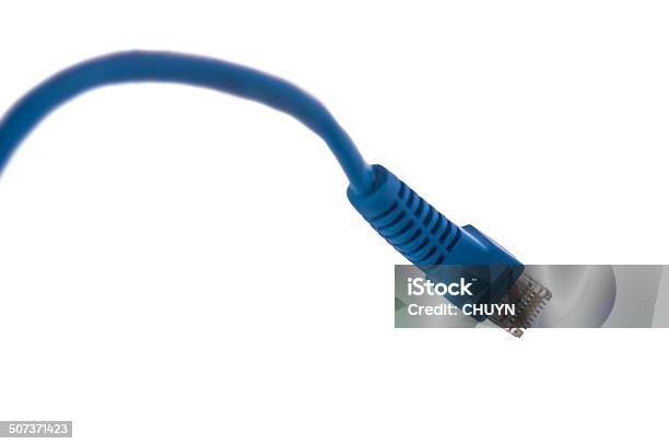 Blue Computer Use In Computer Network Blue Computer Network Cable Stock Photo - Download Image Now - Abstract ...