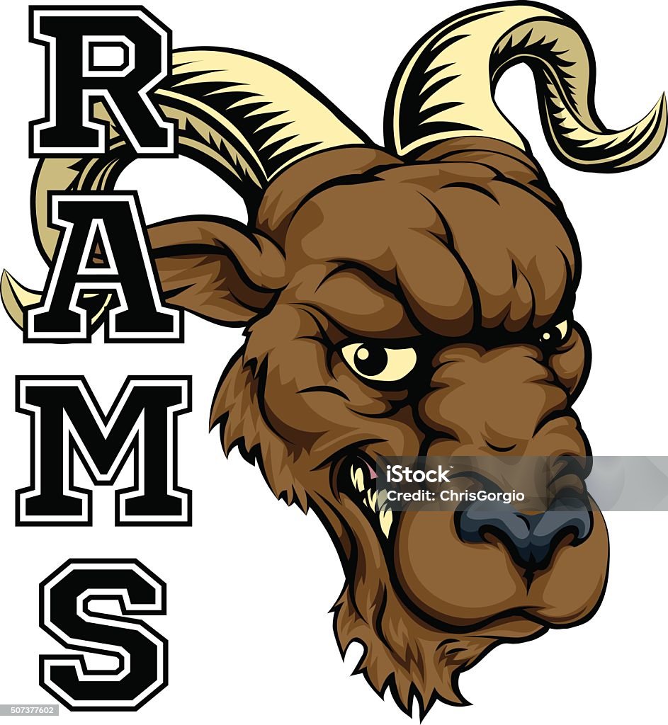 Fighting Rams Mascot Rams Mascot Stock Illustration - Download Image Now - Goat, Sport ...