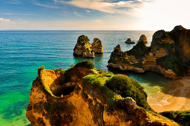 istock Coast of Lagos with Rocks and Cliffs 507396957