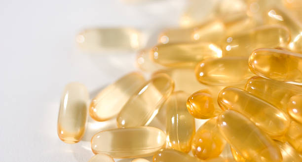 istock Pure cod liver oil pills omega3 vitamin D 507396996