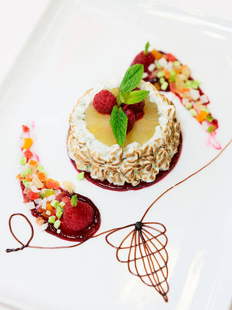 istock Berry dessert in plate close-up 507397123