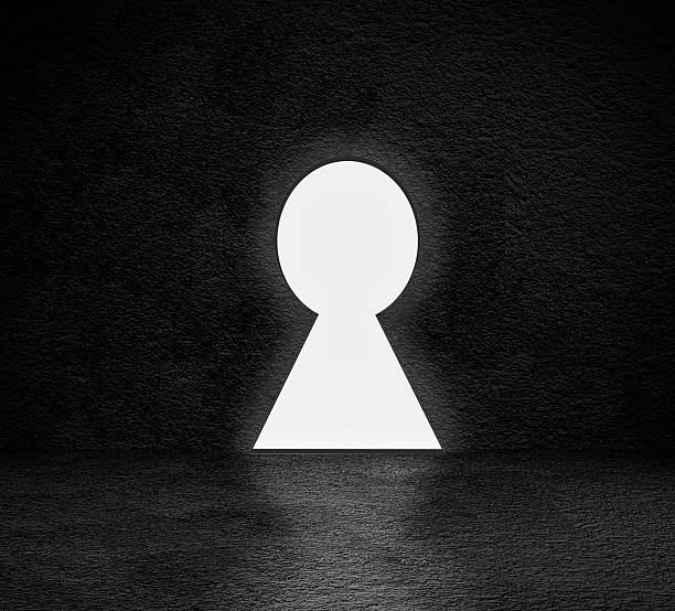 istock Keyhole in the wall - Success and Freedom concept 507400074
