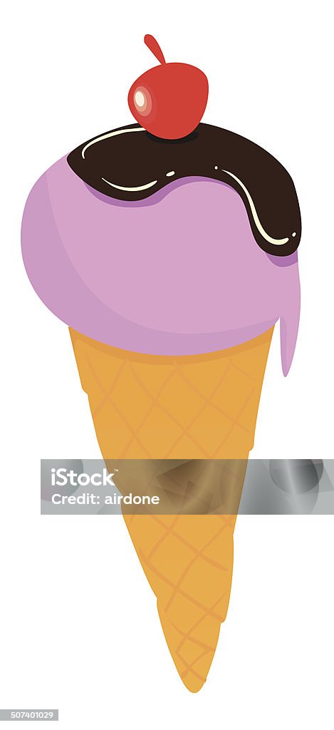 Süße Eis - Lizenzfrei Bunt - Farbton Vektorgrafik
