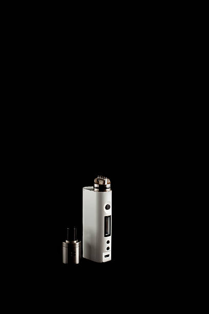 istock Electronic Cigarette or vaper on black color background 507403508