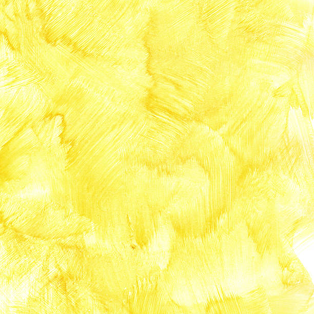 istock Yellow watercolor background 507422100