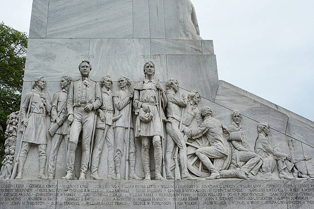 аламо кенотаф видом 2 - cenotaph стоковые фото и изображения