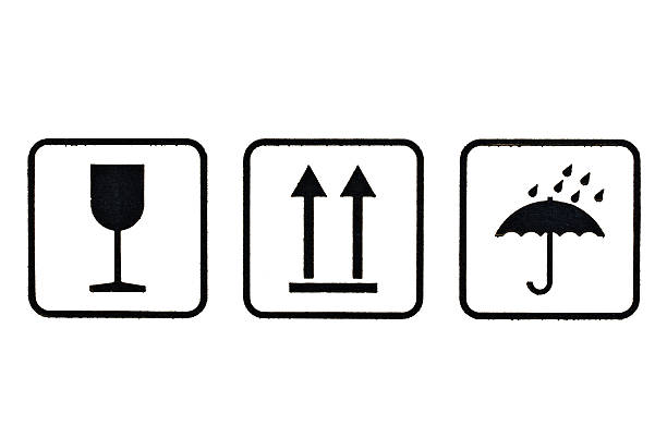 Symbol of moving products On a white background.