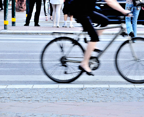 istock Bicycle in bike lane 507429387
