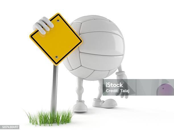 Volleyball Stock Photo - Download Image Now - Blank, Cartoon, Characters