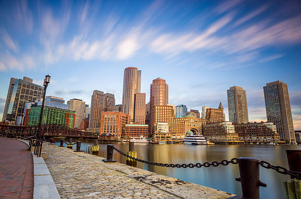 istock Boston Harbor and Financial District in Boston 507430849