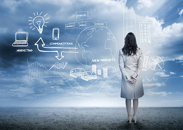 istock Businesswoman considering a brainstorm 507433797