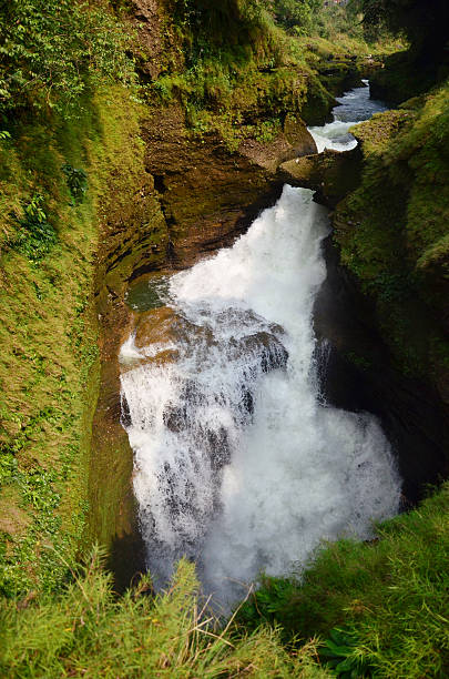 istock Hell's Falls or Devil waterfall at Pokhara in Annapurna Valley 507448841