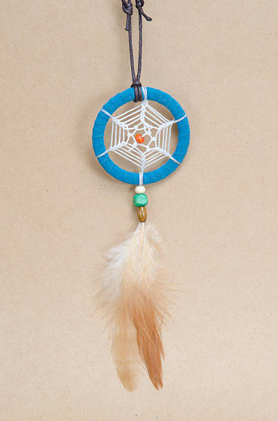 istock Dream-catcher on the vintage brown background 507450517
