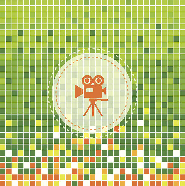 media film symbol - seamless tile audio stock illustrations