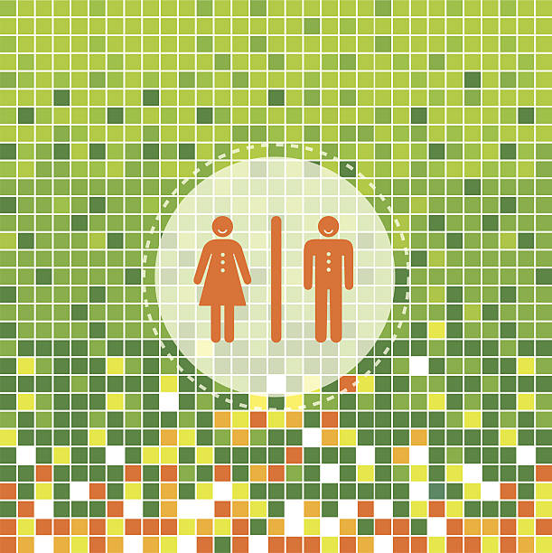 ilustraciones, imágenes clip art, dibujos animados e iconos de stock de lady and gentleman símbolo - wallpaper pattern seamless female male