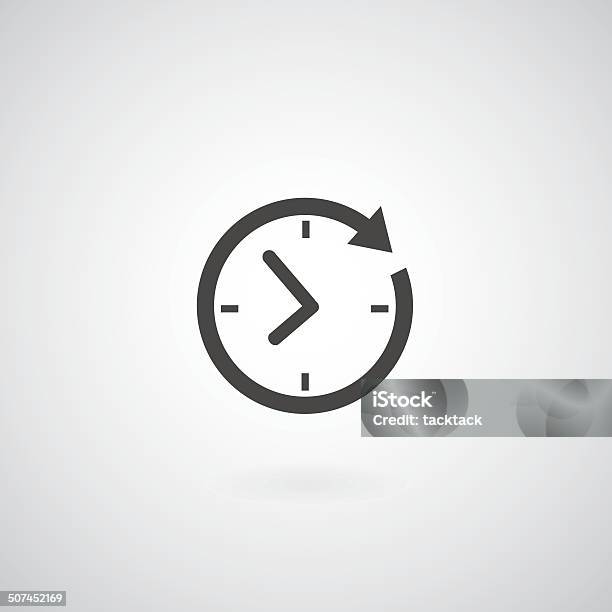 Time Icon Stock Illustration - Download Image Now - Clock, Icon Symbol, Time Clock