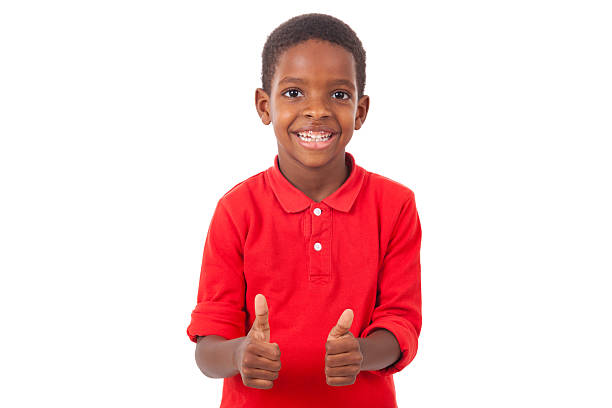 istock African american little boy making thumbs up 507452816
