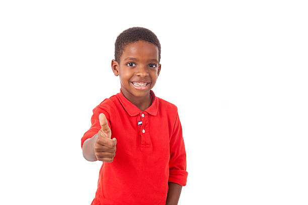 istock African american little boy making thumbs up 507452842