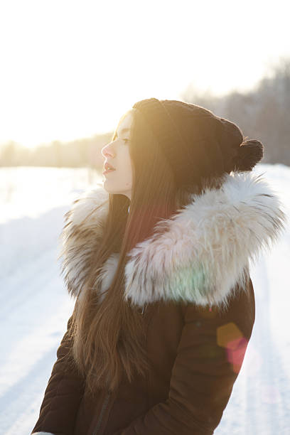 istock Young woman in winter 507452940