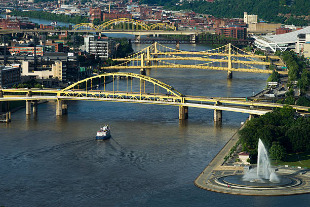istock Steel Bridges and Cityscape 507456277