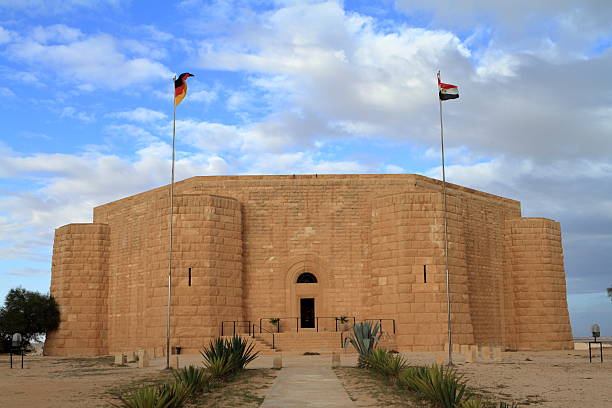 alemán guerra cementerio el alamein en egipto - alamein fotografías e imágenes de stock