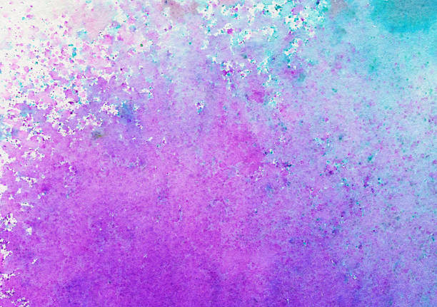 istock Spray of purple pink and blue paint with color gradient 507457540