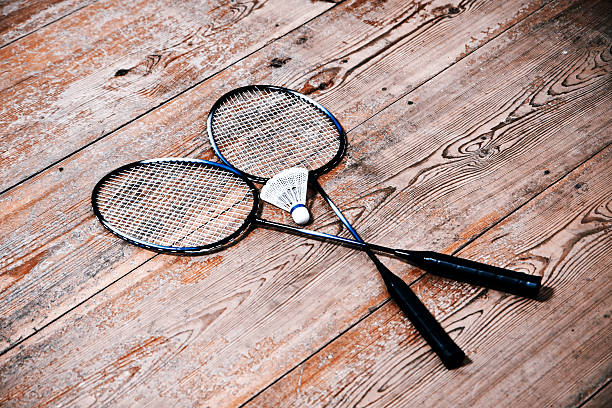 istock vintage badminton racquet 507461582