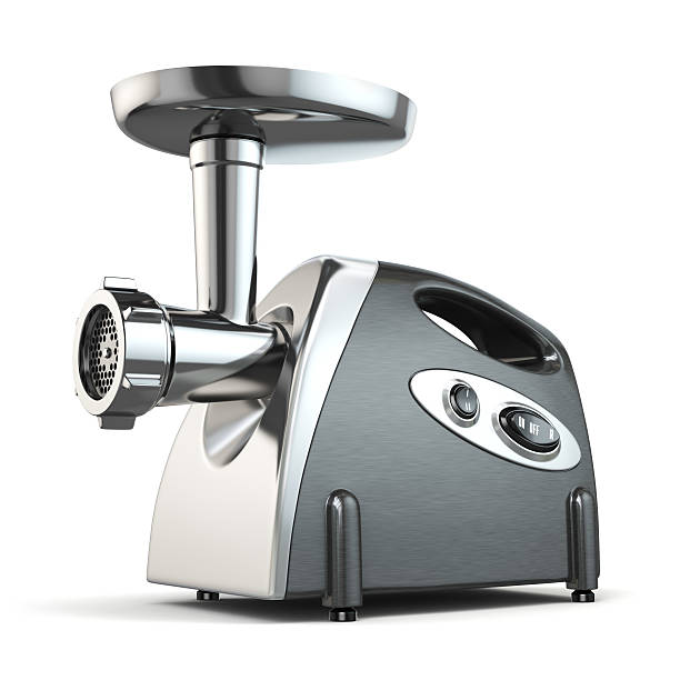 istock Electric meat grinder isolated on white. 507462340