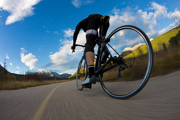 istock Bike Path Rider Man 507473234