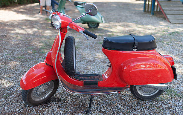 Vintage Vespa 50s Stock Photo - Download Image Now - Editorial