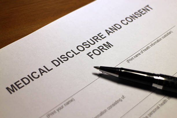 istock Medical Disclosure and Consent Form 507482326