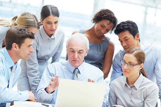 istock Tutoring them in business practices 507489417