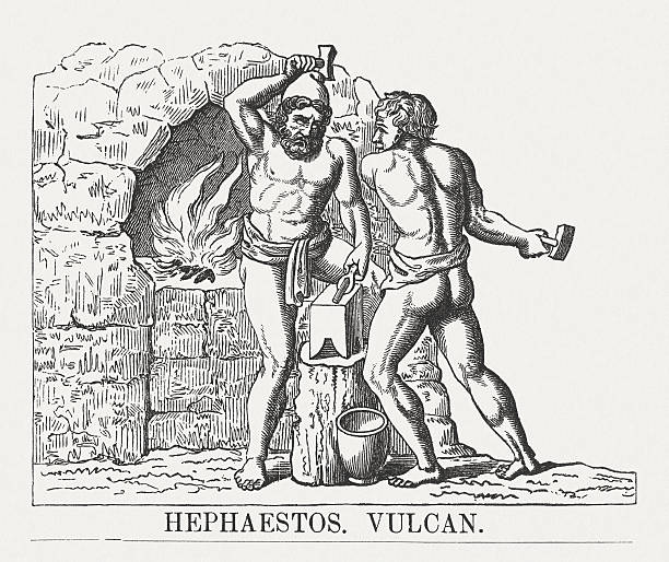 ilustrações de stock, clip art, desenhos animados e ícones de hephaestus - arbeit