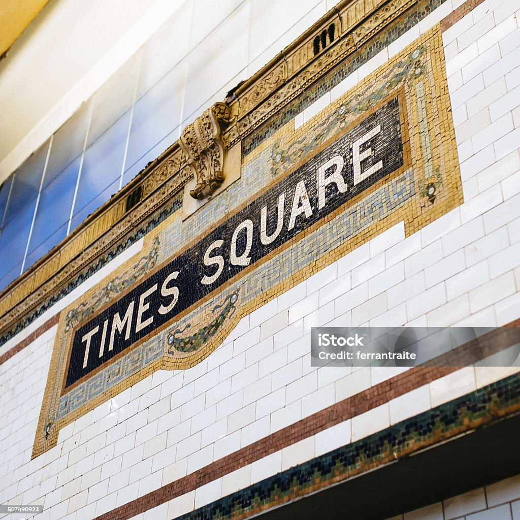 Times Square Iconic Sign Times Square Subway Sign Stock Photo - Download Image Now - 1920-1929 ...