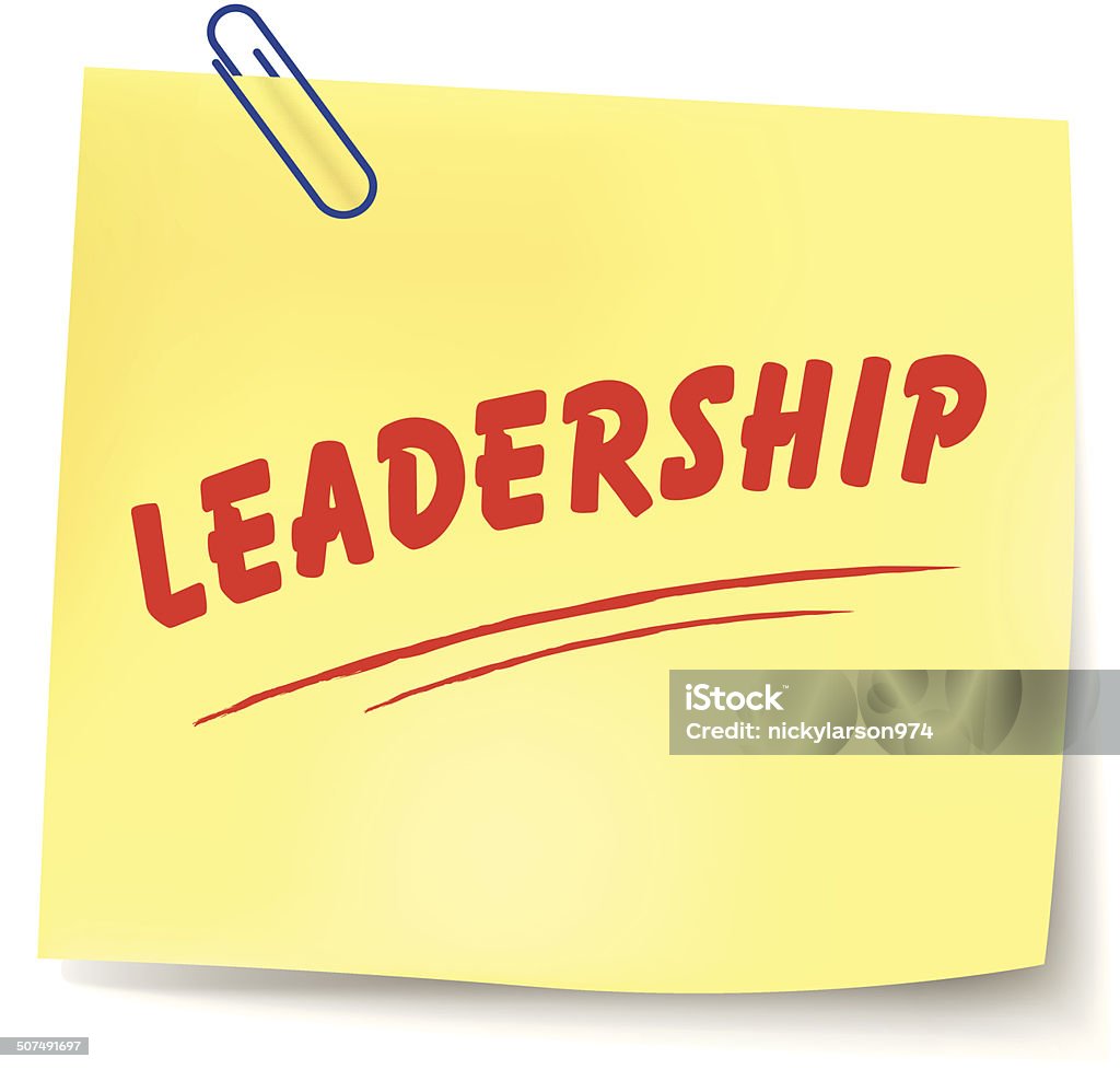 Leadership Message Note Visual Vector Leadership Message Stock Illustration - Download Image Now ...