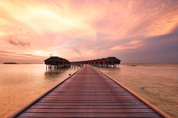 istock Sunset at Maldivian beach 507492493